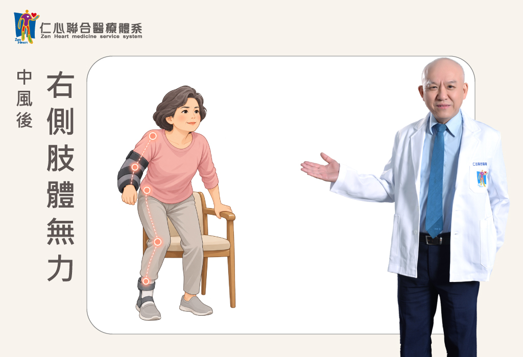 中風後右側肢體無力